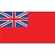 Σημαία Αγγλίας 'Red Ensign' εμπορ. πλοίων - 23 x 45cm